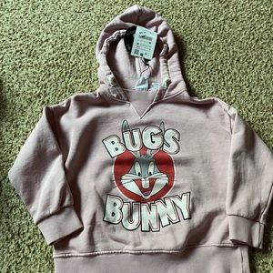 Zara Girls Bugs Bunny Sweatshirt Size 6 NWT